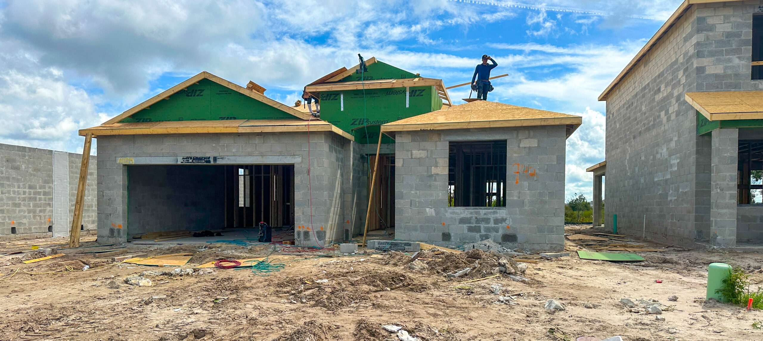 New Construction Home being built in Parrish, Florida 