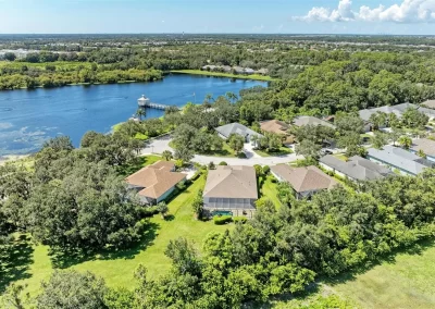 Homes in Parrish Florida from Above