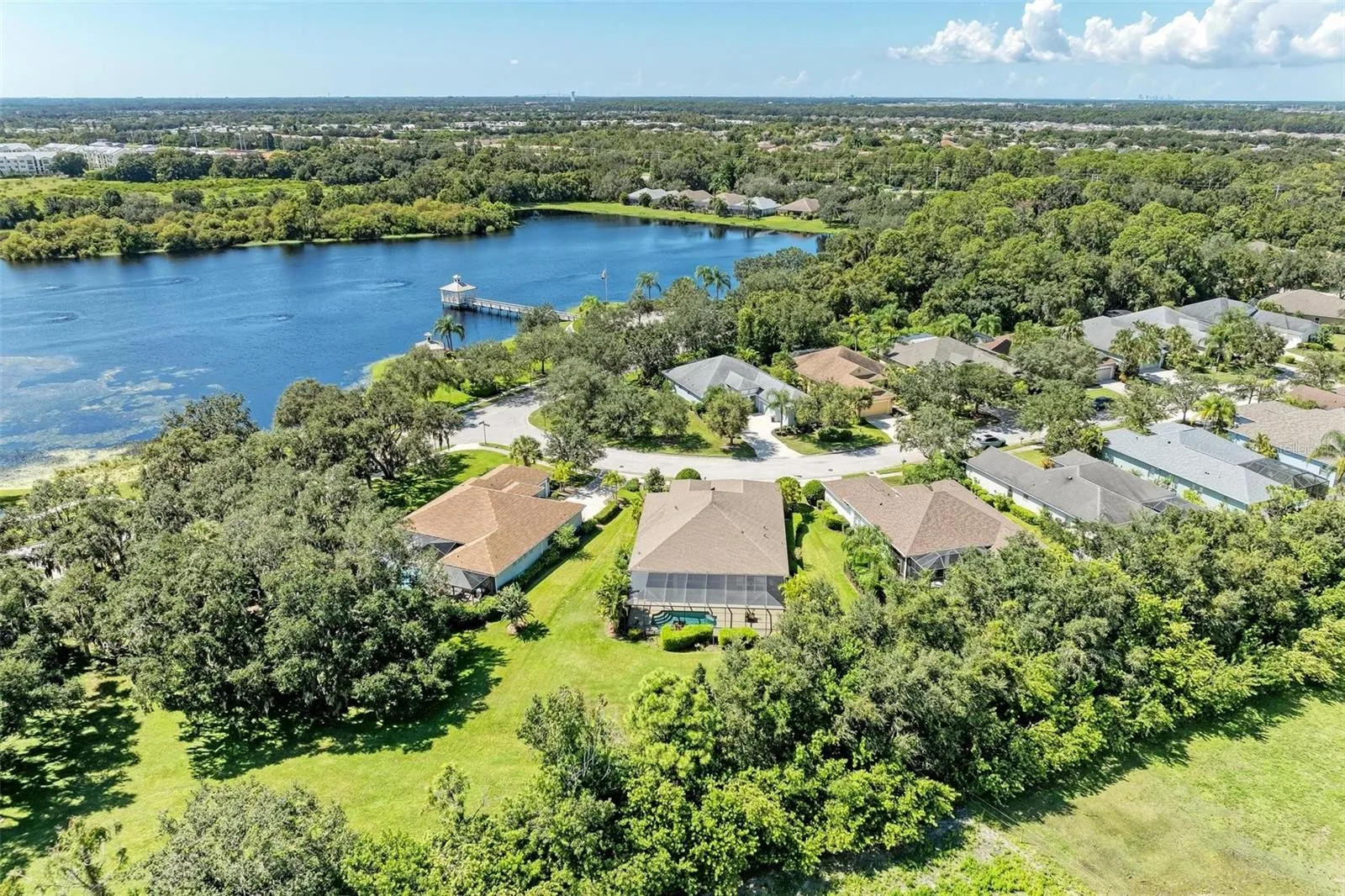 Homes in Parrish Florida from Above