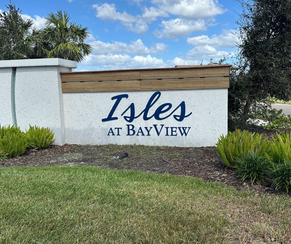 Isle of Bayview Sign