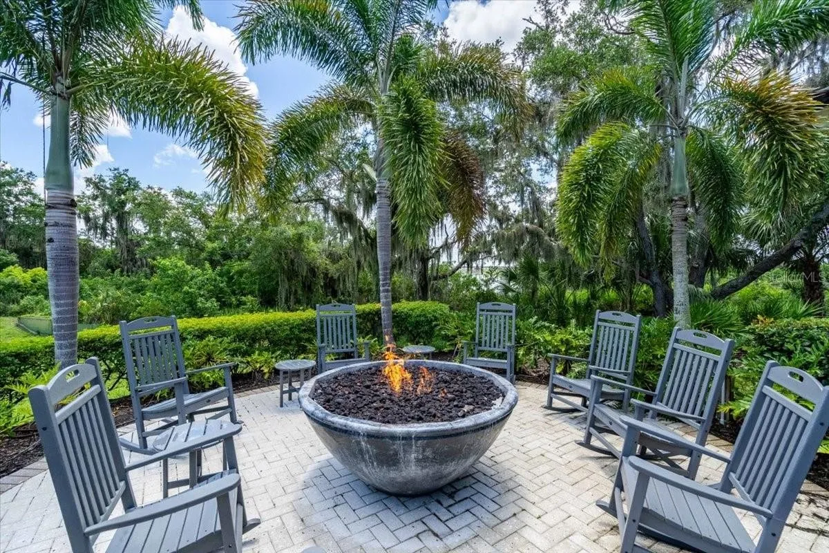 The Islands on the Manatee fire pit 